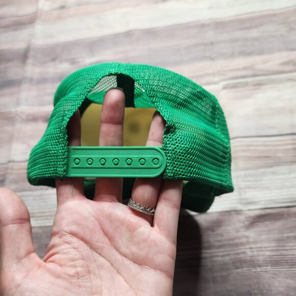 ⭐️ Green Happy Face Saint Patricks Day Trucker Hat - Picture 4 of 6